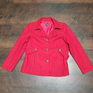 Gap Wool Satin Lined Winter Jacket Women's XL